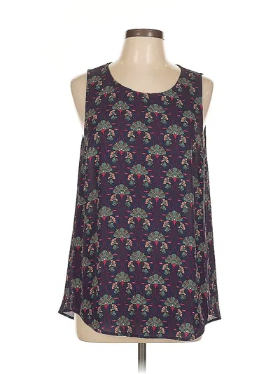 Pre-owned Daniel Rainn Sleeveless Blouse In Purple