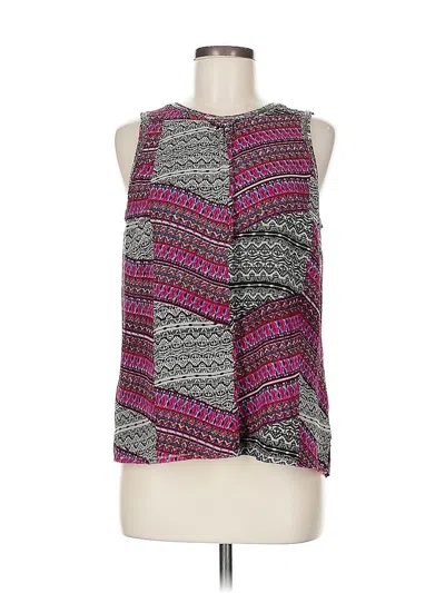 Pre-owned Daniel Rainn Sleeveless Blouse In Purple