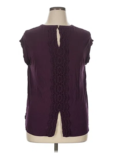 Pre-owned Daniel Rainn Sleeveless Blouse In Purple