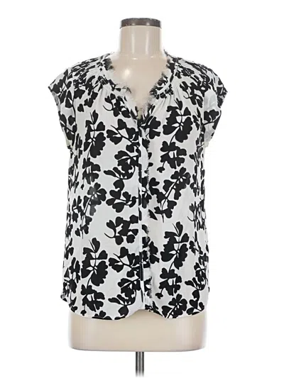 Pre-owned Daniel Rainn Sleeveless Blouse In Silver