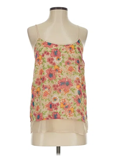 Pre-owned Daniel Rainn Sleeveless Blouse In Tan