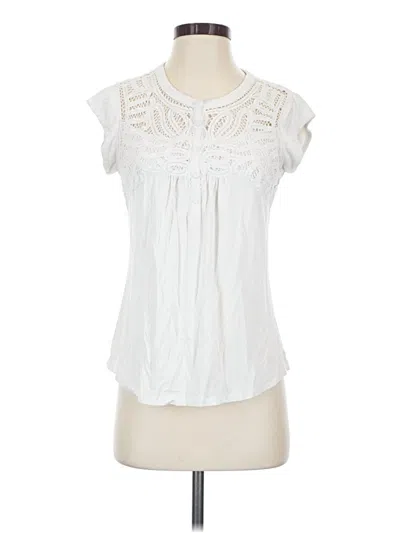 Pre-owned Daniel Rainn Sleeveless Blouse In White