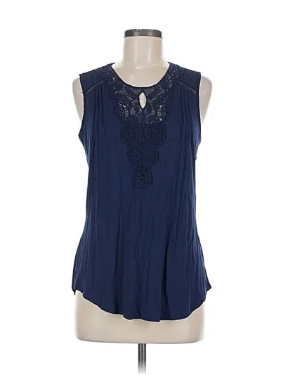 Pre-owned Daniel Rainn Sleeveless T-shirt In Blue