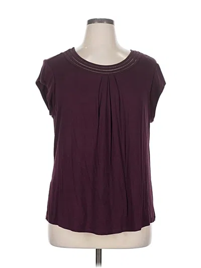 Pre-owned Daniel Rainn Sleeveless T-shirt In Burgundy