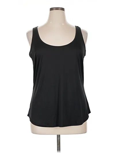 Pre-owned Daniel Rainn Sleeveless Top Black Scoop Neck Tops