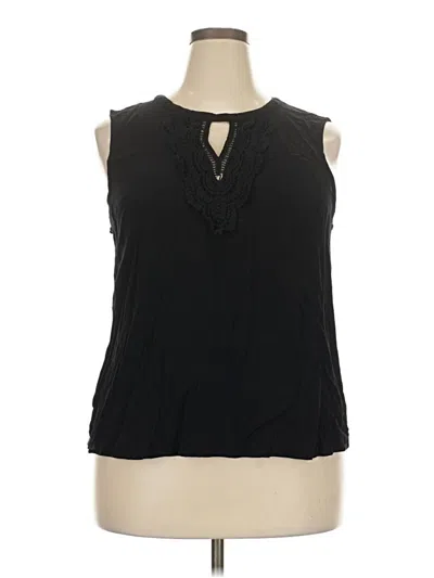 Pre-owned Daniel Rainn Sleeveless T-shirt In Black
