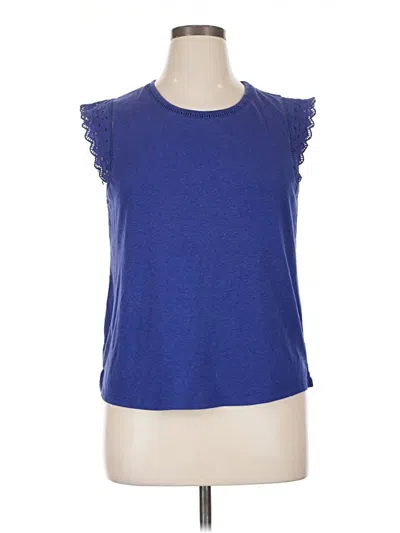 Pre-owned Daniel Rainn Sleeveless T-shirt In Blue