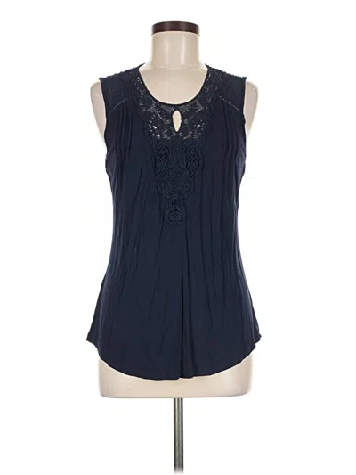 Pre-owned Daniel Rainn Sleeveless T-shirt In Blue