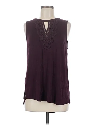 Pre-owned Daniel Rainn Sleeveless T-shirt In Burgundy