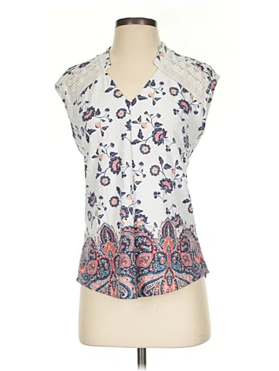 Pre-owned Daniel Rainn Sleeveless T-shirt In Ivory