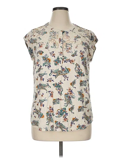 Pre-owned Daniel Rainn Sleeveless T-shirt In Ivory
