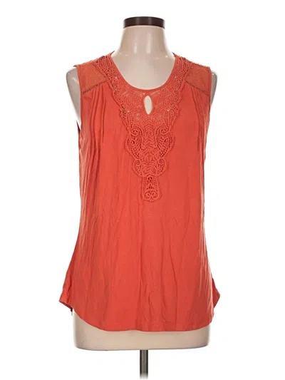Pre-owned Daniel Rainn Sleeveless T-shirt In Orange