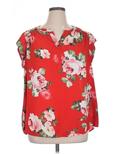 Pre-owned Daniel Rainn Sleeveless T-shirt In Red