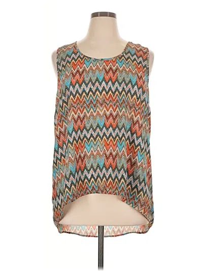 Pre-owned Daniel Rainn Sleeveless T-shirt In Teal