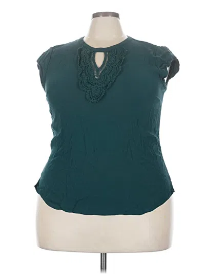 Pre-owned Daniel Rainn Sleeveless T-shirt In Teal