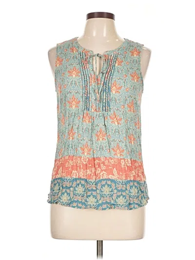 Pre-owned Daniel Rainn Sleeveless T-shirt In Teal