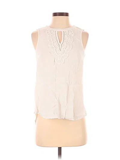 Pre-owned Daniel Rainn Sleeveless T-shirt In White