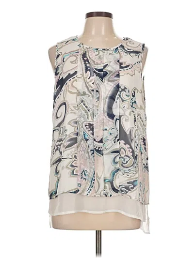 Pre-owned Daniel Rainn Sleeveless T-shirt In White