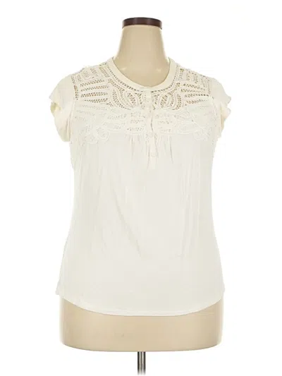 Pre-owned Daniel Rainn Sleeveless T-shirt In White