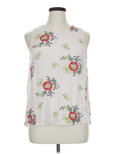 Pre-owned Daniel Rainn Sleeveless T-shirt In White