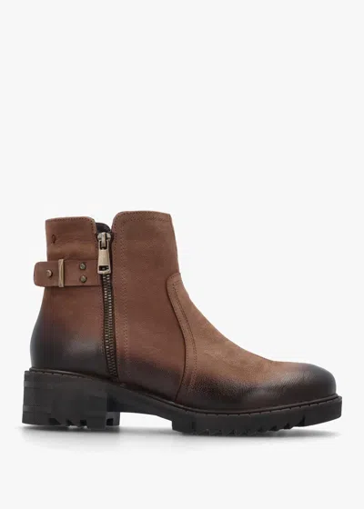 Daniel Voluptas Tan Nubuck Ankle Boots In Brown