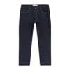 Daniel W. Fletcher Contrast Stitch Indigo Jeans