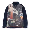 Daniel W. Fletcher Liverpool Navy Casual Button-down Shirt In Black