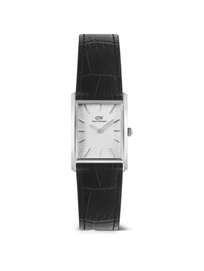 Daniel Wellington Bound Crocodile-effect 32mm Watch In Black