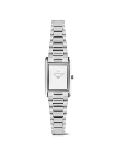 Daniel Wellington Bound Mini Three-link 26mm Watch In Silver