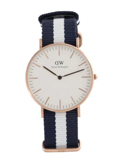 Pre-owned Daniel Wellington Classic Glasgow Watch In Multi