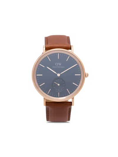 Daniel Wellington Classic Multi-eye St Mawes Arctic 40mm In Brown