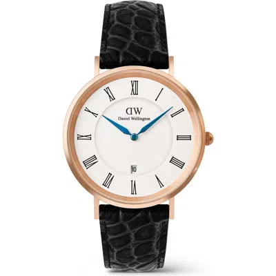 Daniel Wellington Classic Roman Numerals 40mm Watch In Gold