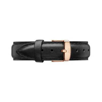 Daniel Wellington Classic Sheffield Leather Strap Band 20mm In Black