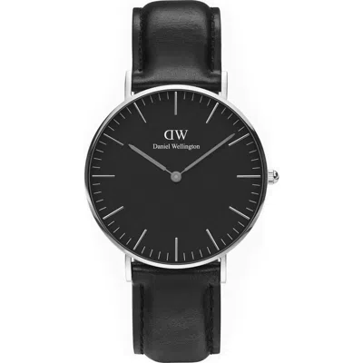 Daniel Wellington Classic Sheffield Leather Strap Watch, 36mm In Multi