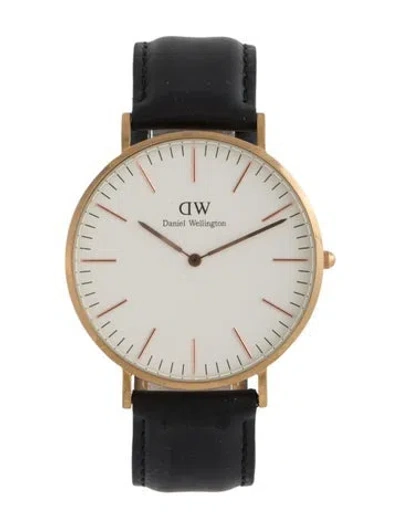 Pre-owned Daniel Wellington Classic Sheffield Watch In Multicolor