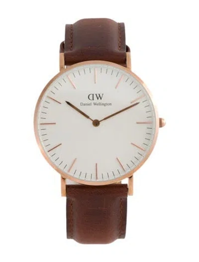 Pre-owned Daniel Wellington Classic St Mawes Watch, 36mm In Multicolor
