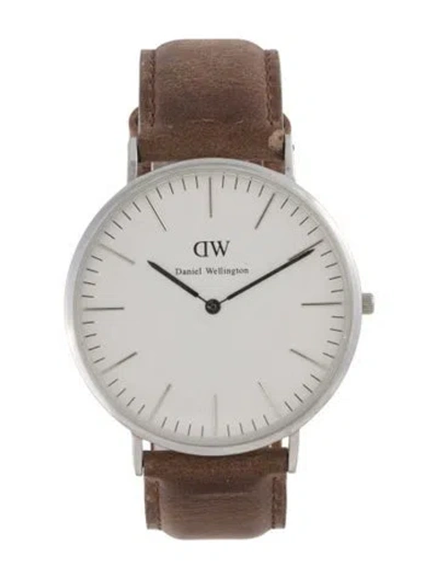 Pre-owned Daniel Wellington Classic Watch In Multicolor