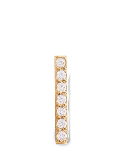 Daniel Wellington Crystal Bar Stud Earring In Multi