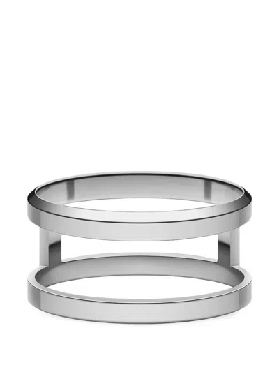 Daniel Wellington Elan Dual Double-band Ring In Metallic