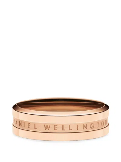 Daniel Wellington Elan Logo-engraved Polished Ring In Gold
