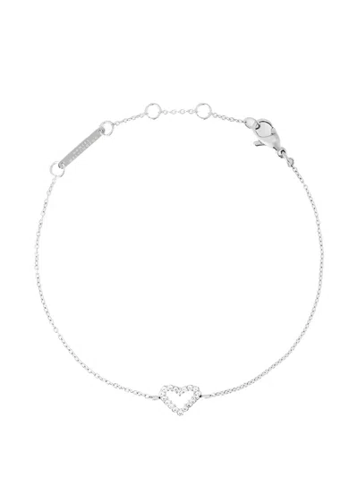 Daniel Wellington Heart Chain Bracelet In Gray