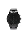 Daniel Wellington Iconic Chronograph Link 42mm In Schwarz