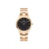 Daniel Wellington Iconic Link Rose Gold-tone Ladies Watch