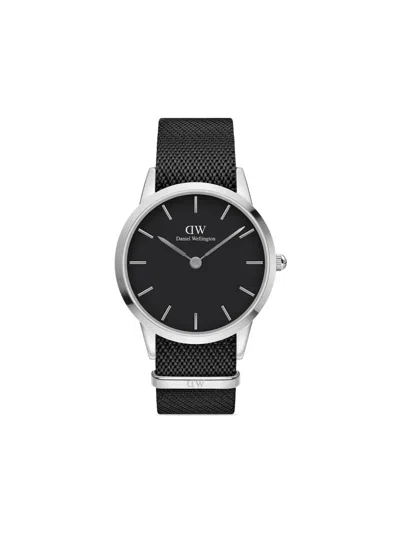 Daniel Wellington Iconic Nato 40mm In Black