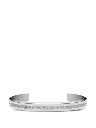 Daniel Wellington Logo-print Bracelet In Silver