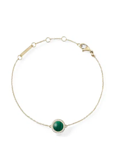 Daniel Wellington Malachite Crystal-embellished Necklace In Multi