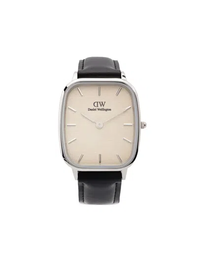 Daniel Wellington Marlon Sheffield Linen 35mm In Yellow