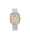 Daniel Wellington Marlon Sterling Linen 36mm In Neutrals