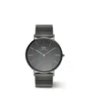 Daniel Wellington Men's Analog Graphite Stainless-steel Watch, 40mm