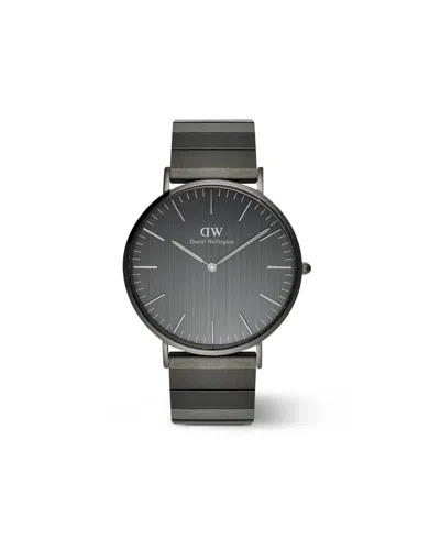 Daniel Wellington Men's Analog Graphite Stainless-steel Watch, 40mm In Gray